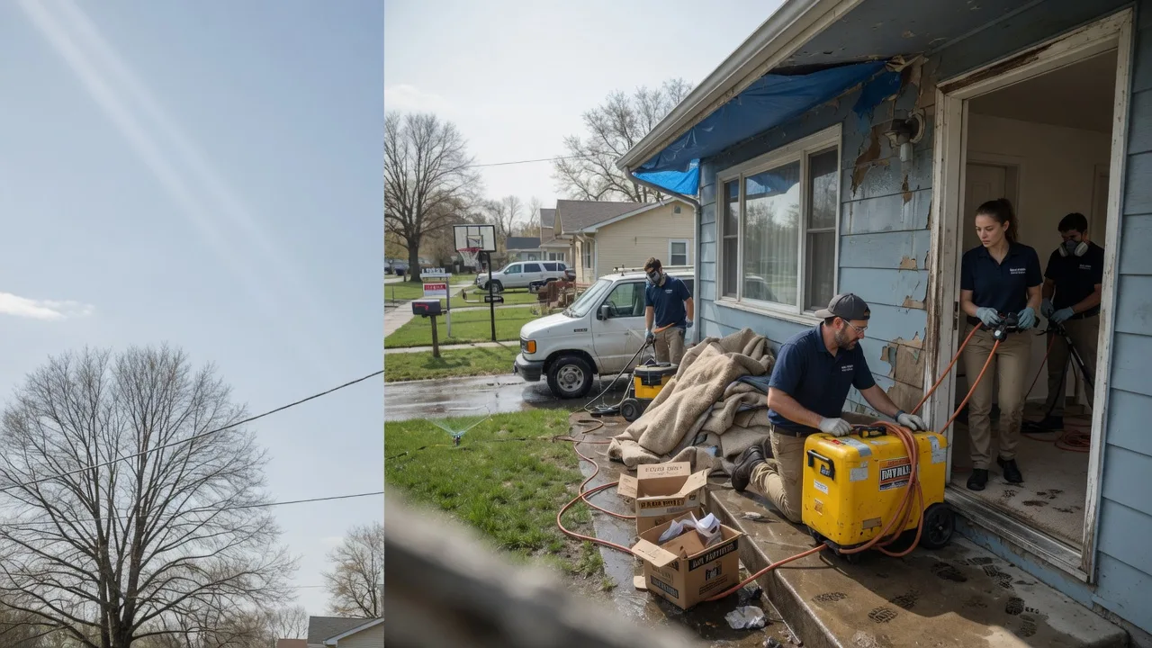 Basement Flood Cleanup in Owensburg, IN near me